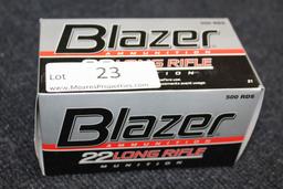 500 Rounds of Blazer .22 LR Ammo.