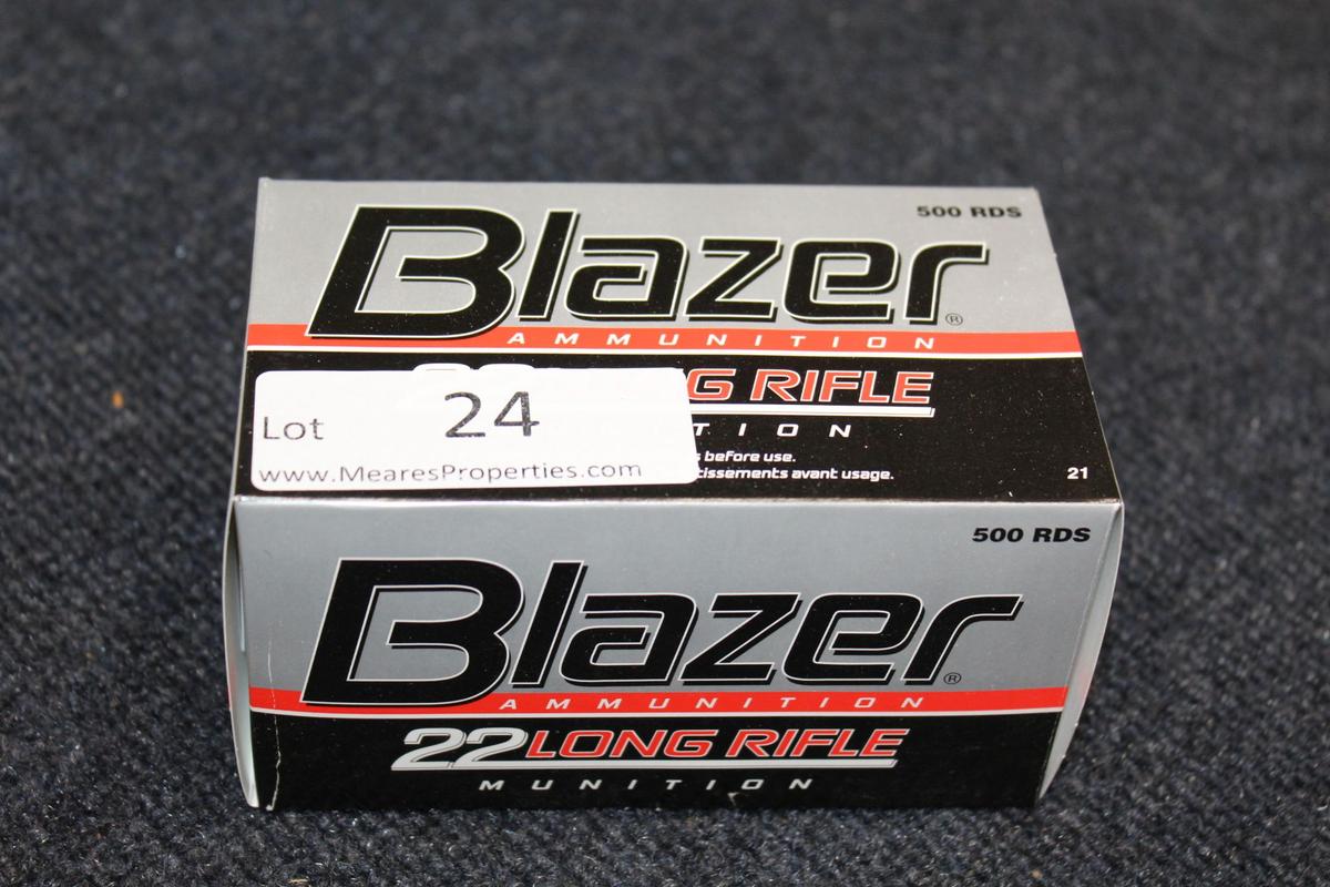 500 Rounds of Blazer .22 LR Ammo.