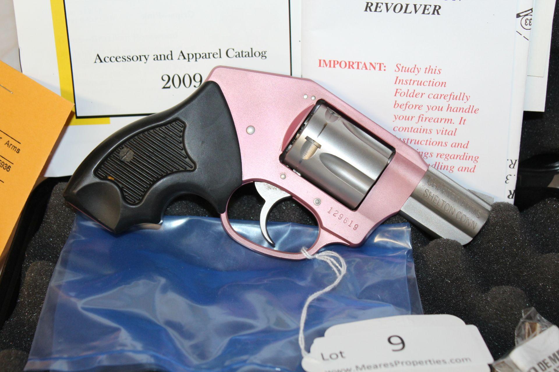 Charter Arms "The Pink Lady" Hammerless .38 Revolver.