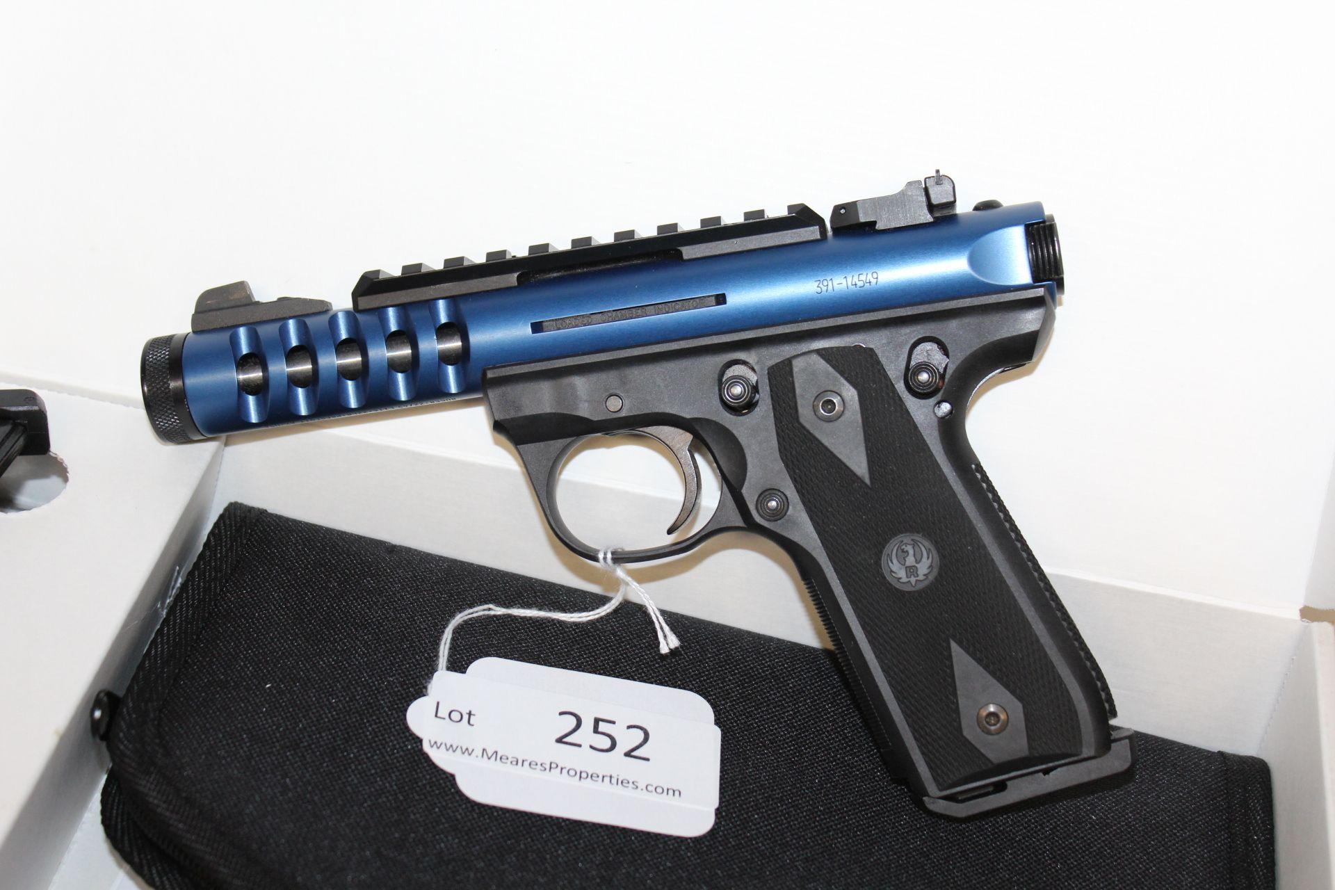 Ruger 22/45 Lite .22LR Pistol in Blue Anodize.  NIB.