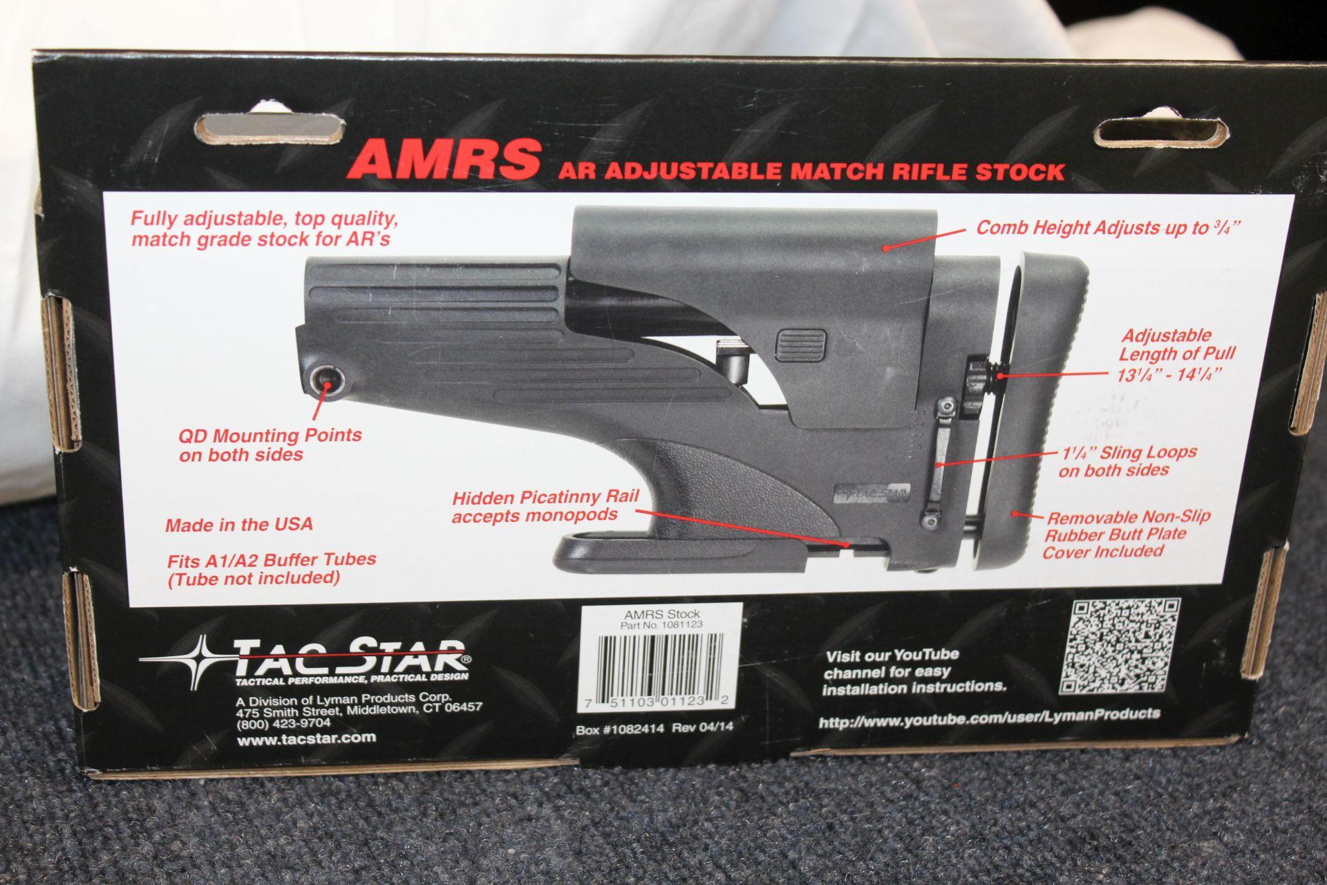 TacStar ARMS AR Adjustable Match Rifle Stock.  NIB.