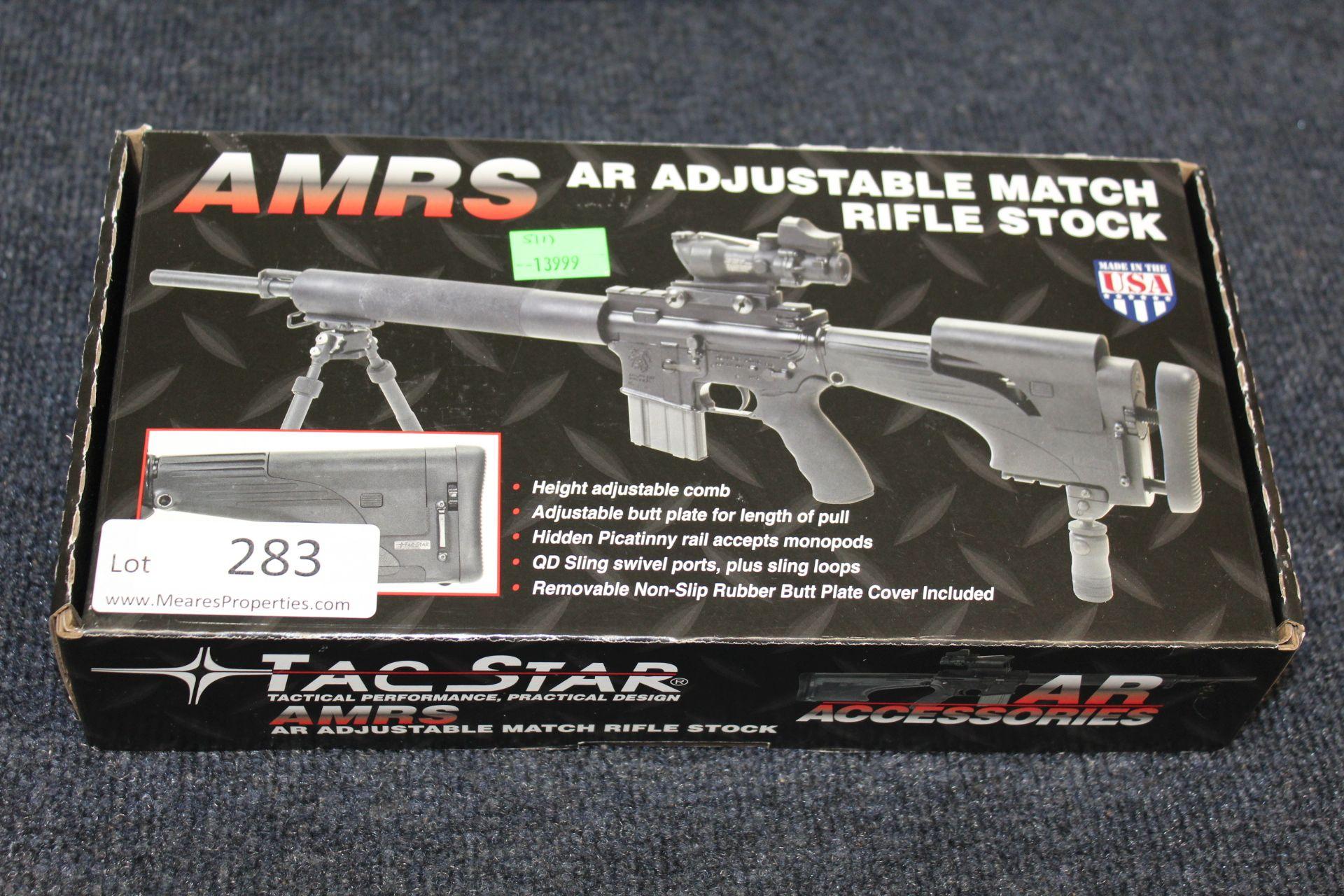 TacStar ARMS AR Adjustable Match Rifle Stock.  NIB.