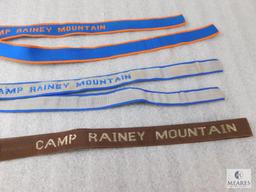 Lot 3 Nylon Camp Rainey Mountain BSA Belts 1 with Brass Boy Scouts America Buckle