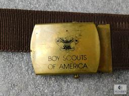 Lot 3 Nylon Camp Rainey Mountain BSA Belts 1 with Brass Boy Scouts America Buckle