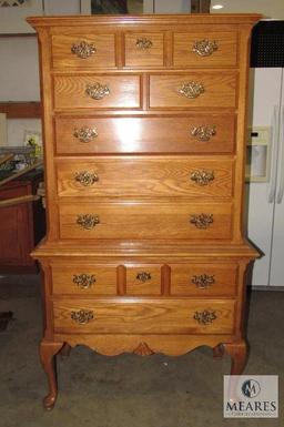 Kincaid Highboy Chest of Drawers 7 Drawer