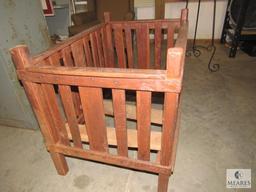 Vintage Solid Wood Babydoll Crib or Project piece