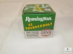 Remington 22 Thunderbolt 500 Rounds 22 LR Round Nose Ammunition