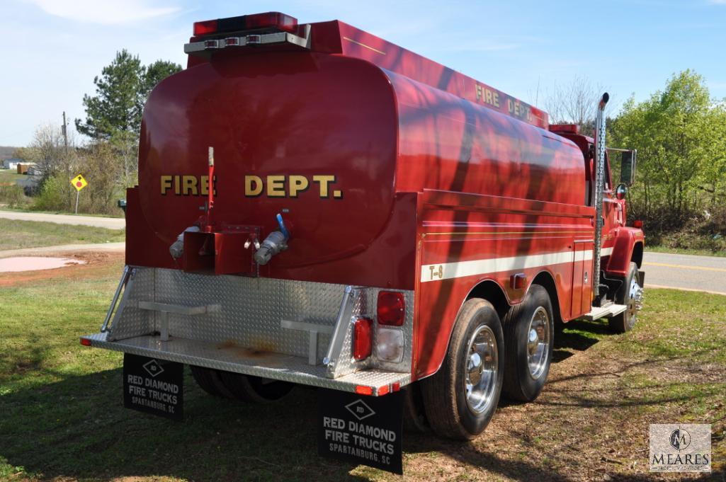 1991 Ford LNT9000 Truck Tanker Fire Truck VIN # 1FTYW90L0MVA23996