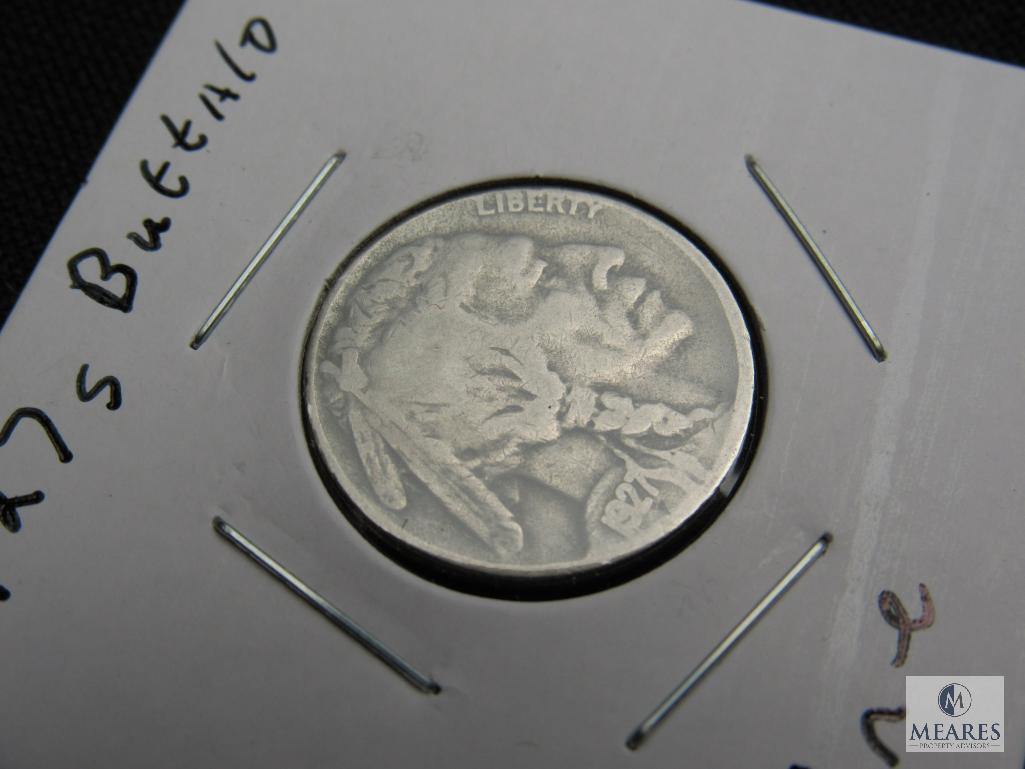 1927 S Buffalo Nickel Fine F-12