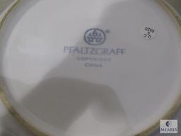 Pfaltzgraff Set of 3 white Canisters for Coffee Sugar Tea Flour etc.