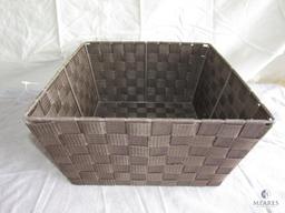 Lot of 4 Woven Storage Baskets