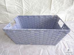 Lot of 4 Woven Storage Baskets