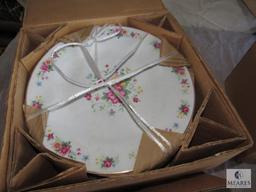 Lot of Porcelain China Dinner Pieces Floral Design