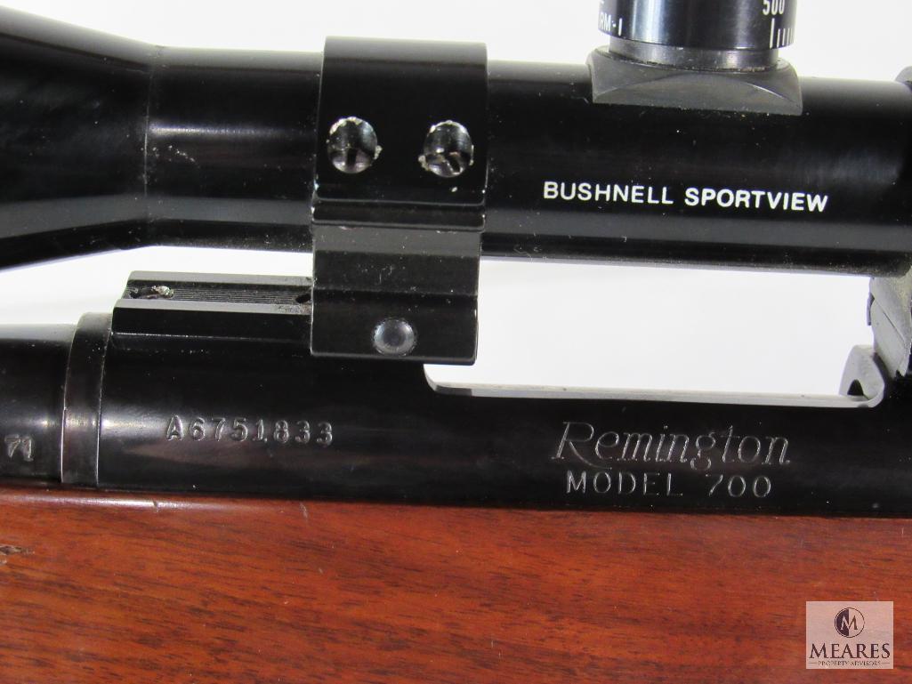 Remington 700 .243 Bolt Action Rifle w/ Bushnell Sportview Scope