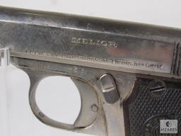 Melior .25 Cal Semi-Auto Pocket Pistol Made in Belgium