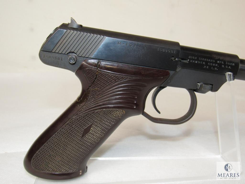 Hi-Standard M-101 .22 LR Semi-Auto Dura-Matic Pistol