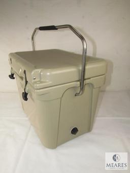 Rtic Cooler 20 in Tan Holds up to 24 Cans + Ice w/ Carrying Handle