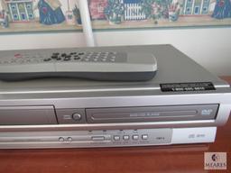 Magnavox 4 head DVD CD player VCR combination