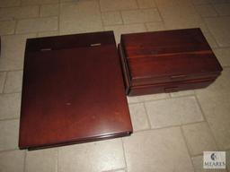 Lot of two small wooden boxes one Cedar