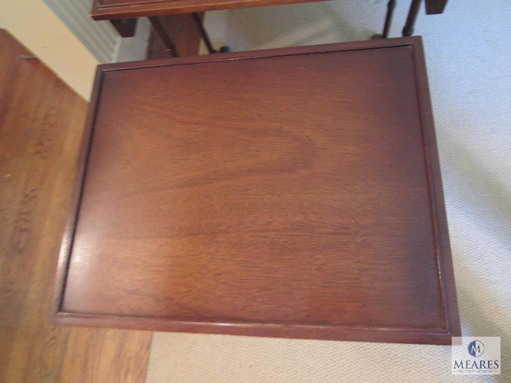 Set of Wood Nesting Side Tables