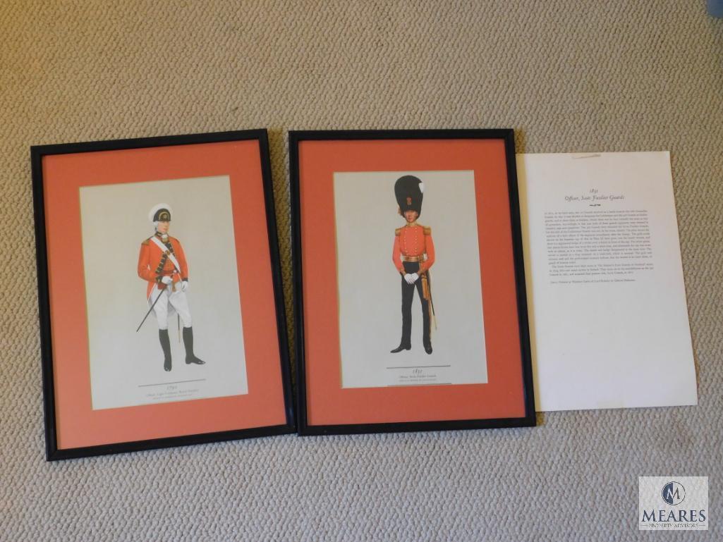 Lot 2: Royal Officer Framed Prints