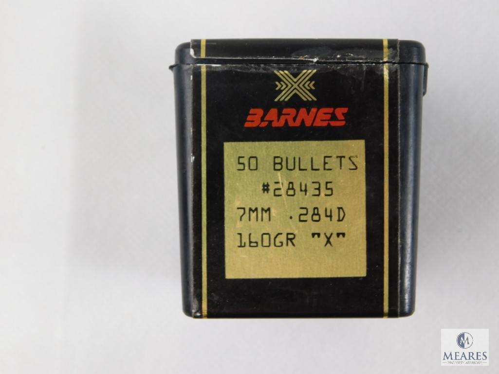 Barnes 7mm, 160 Grain "X" Bullets, Approximately 38 Count Partial Box