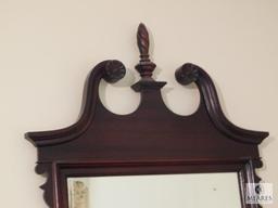 Vintage wood frame mirror 24" x 48"