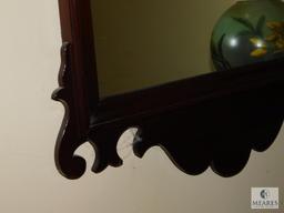 Vintage wood frame mirror 24" x 48"