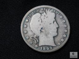 1893-O Barber Half Dollar