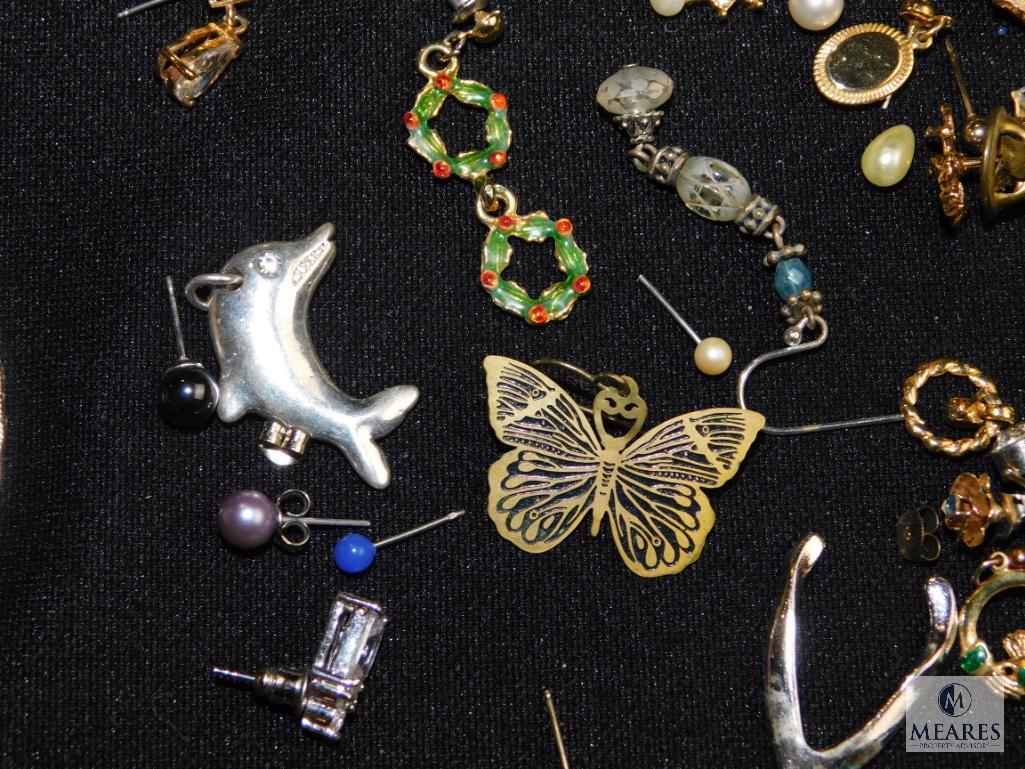 Crafters lot- broken pieces, mismatched, some ready to wear, etc.