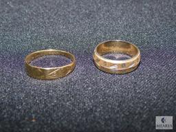 14k yellow gold rings