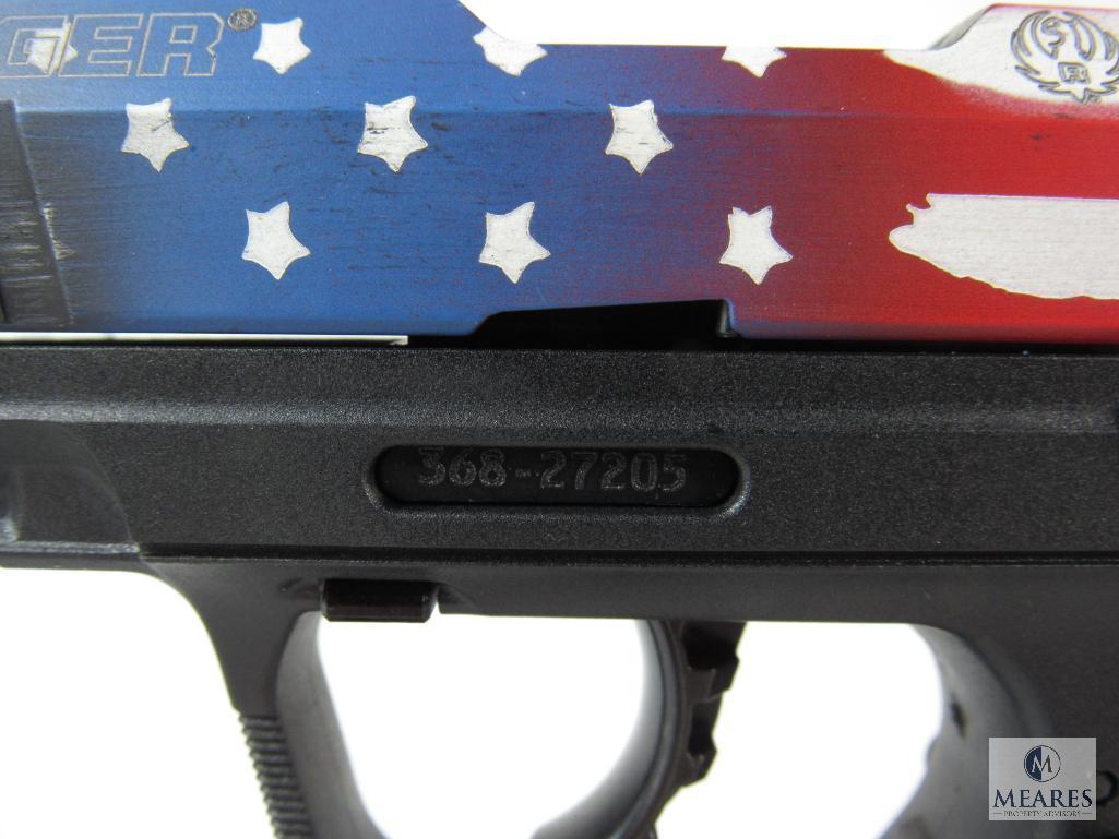 New Ruger SR22P .22 LR Semi-Auto Pistol w/ Cerakote American Flag Slide