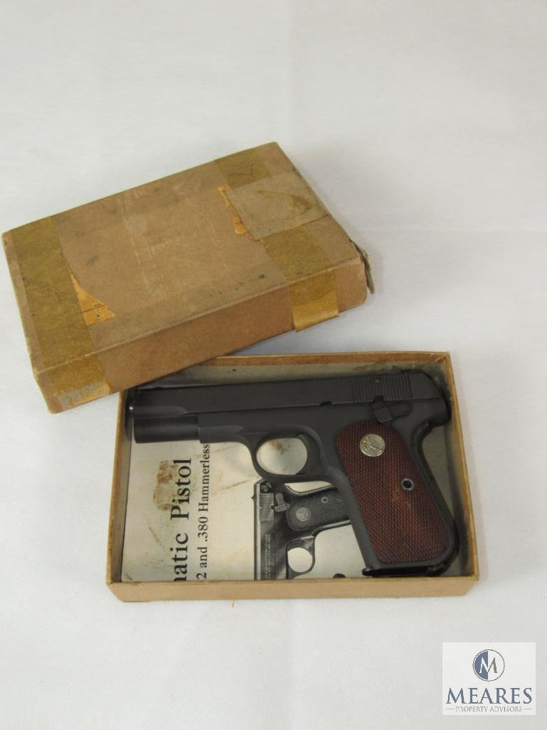 Colt 1903 .32 Auto Hammerless Pocket Pistol US Property - Air Force Lt. General