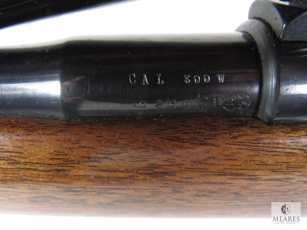 FN .300 W Bolt Action Rifle Made in Belgium with Weaver Scope