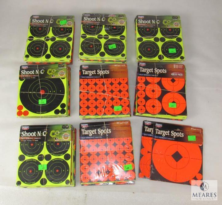 Huge Lot New Birchwood Casey Shoot N C Shooting Target Self Adhesive Stickers