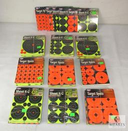 Huge Lot New Birchwood Casey Shoot N C Shooting Target Self Adhesive Stickers