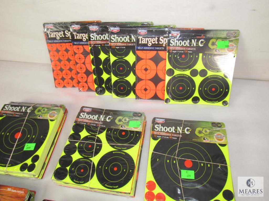 Huge Lot New Birchwood Casey Shoot N C Shooting Target Self Adhesive Stickers