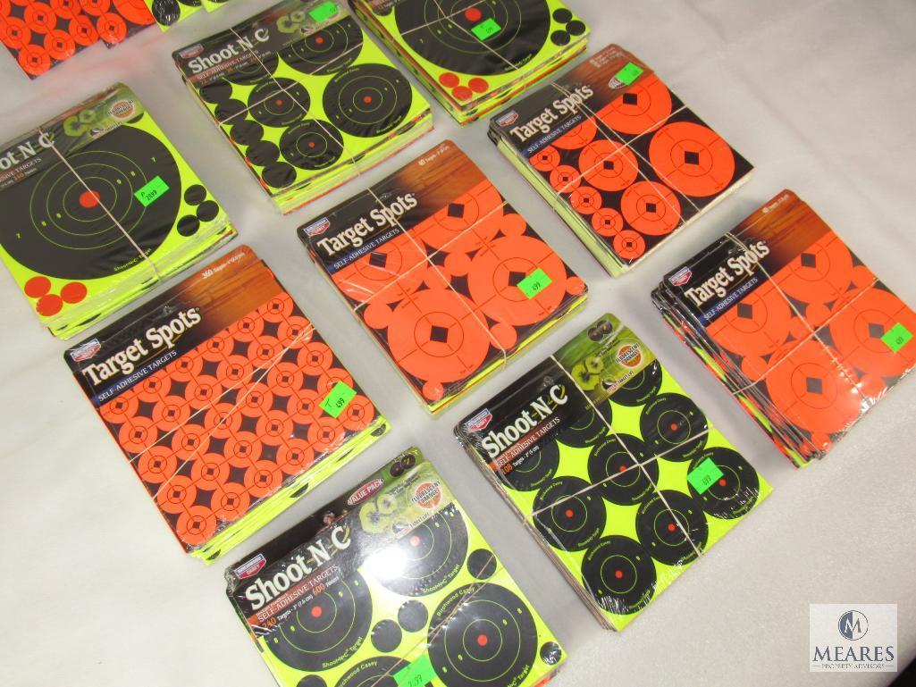Huge Lot New Birchwood Casey Shoot N C Shooting Target Self Adhesive Stickers