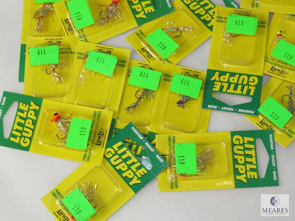 HUGE lot New Fishing bait lures - Little Guppy, Road Runner Willow Blade, Rebel, +