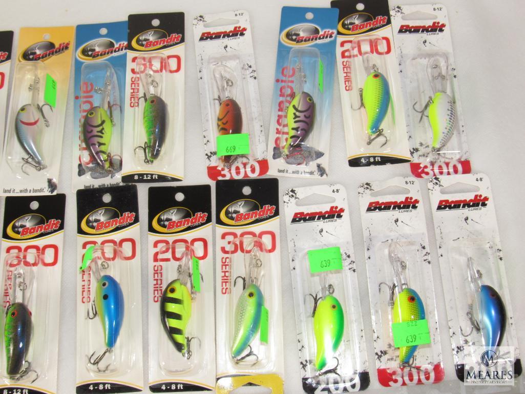 Lot 48 New Fishing Lures Crankbait various styles - Bandit, Booyah, Rapala, & Cotton Cordell