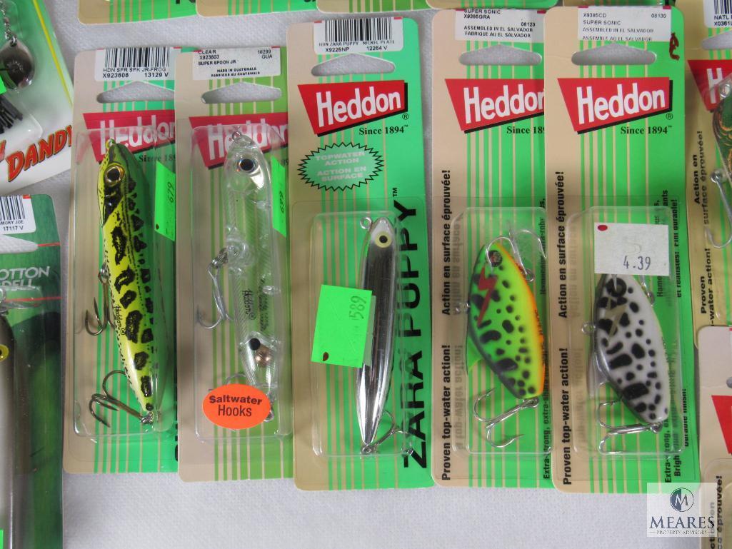 Lot New Fishing Lures 35 Spin Daddy Baits & 39 Heddon & Smithwick Crankbaits various styles