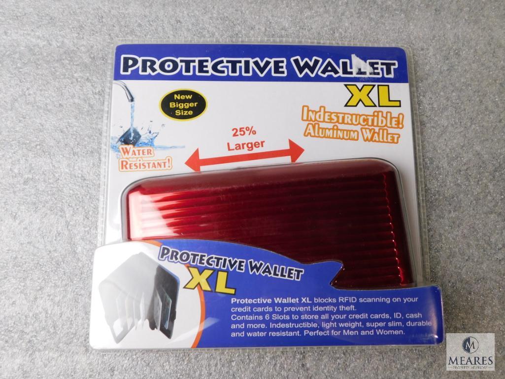 XL Indestructible Aluminum Wallet Protective Water Resistant New