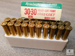 20 Rounds Remington 30-30 WIN Core-Lokt 170 Grain Bullets Ammo