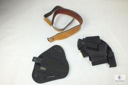 leather rifle sling , ankle holster 25 acp and pancake holster Colt 1911
