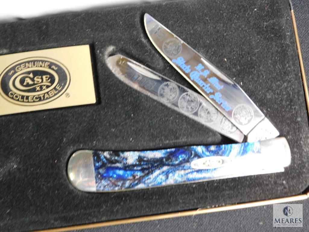 508 Case Collector Knife and 2003 State Quarter Complete year set