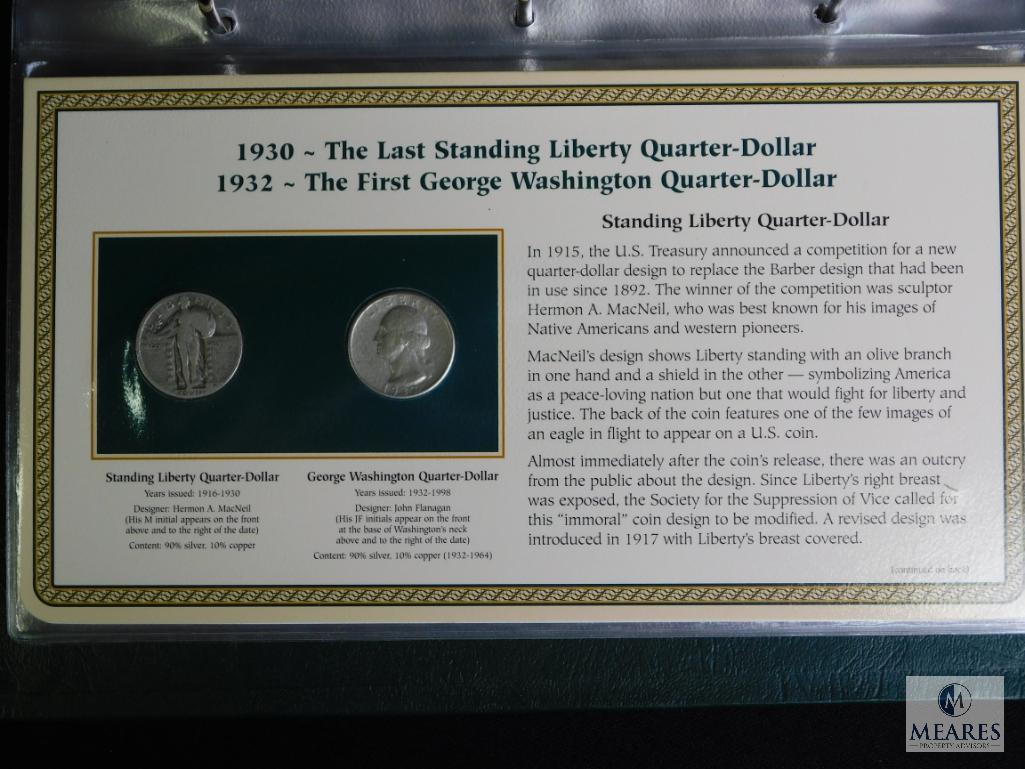 First & Last U.S. Coin Sets in Binder Penny to Morgan & Peace Dollar