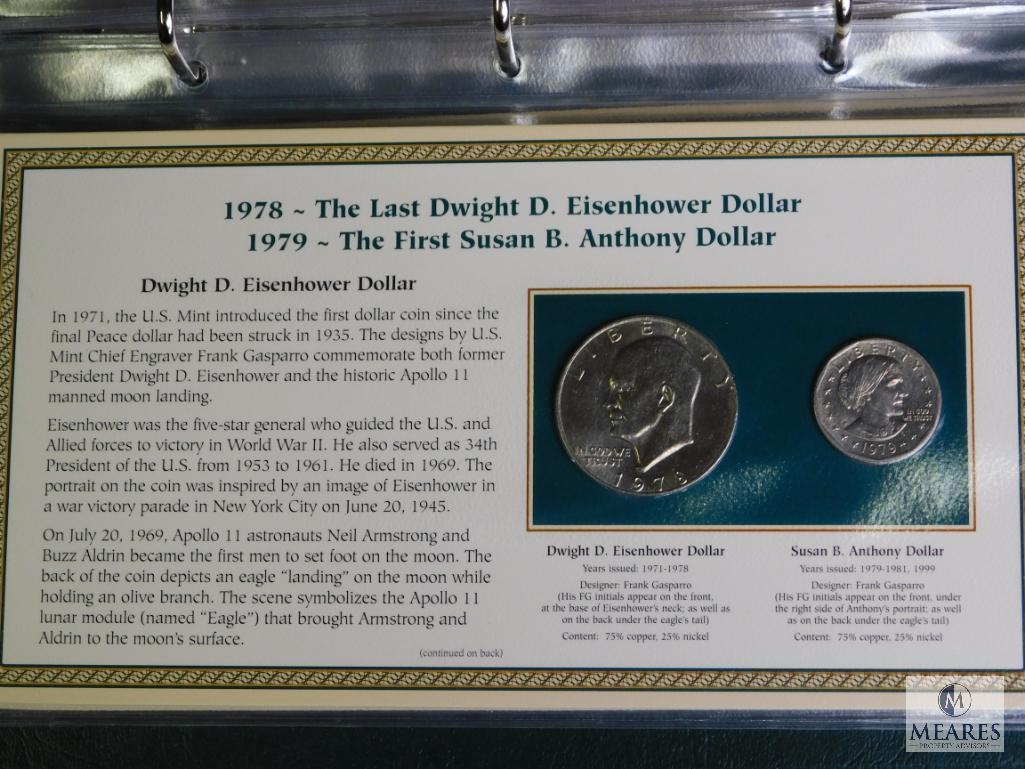 First & Last U.S. Coin Sets in Binder Penny to Morgan & Peace Dollar