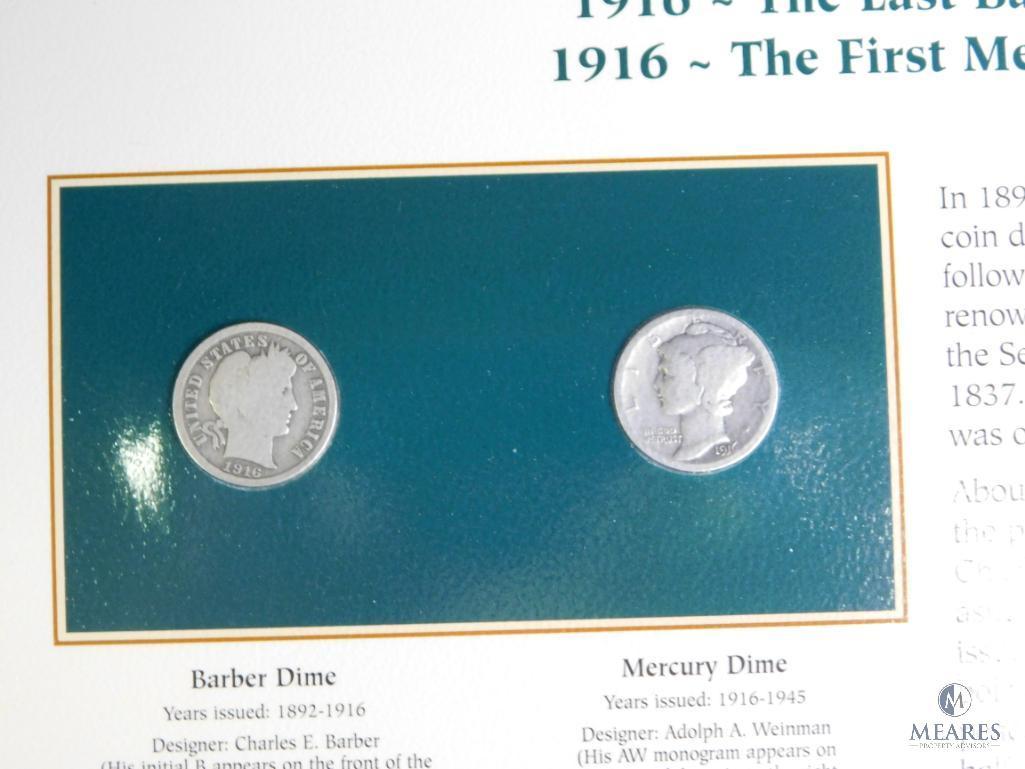 First & Last U.S. Coin Sets in Binder Penny to Morgan & Peace Dollar