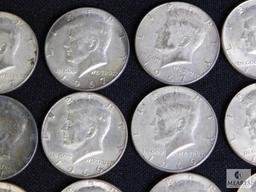 Lot 20 40% Silver 1966-1969 Kennedy Half Dollars