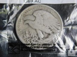 1942-S Walking Liberty Half Dollar Average Circulated